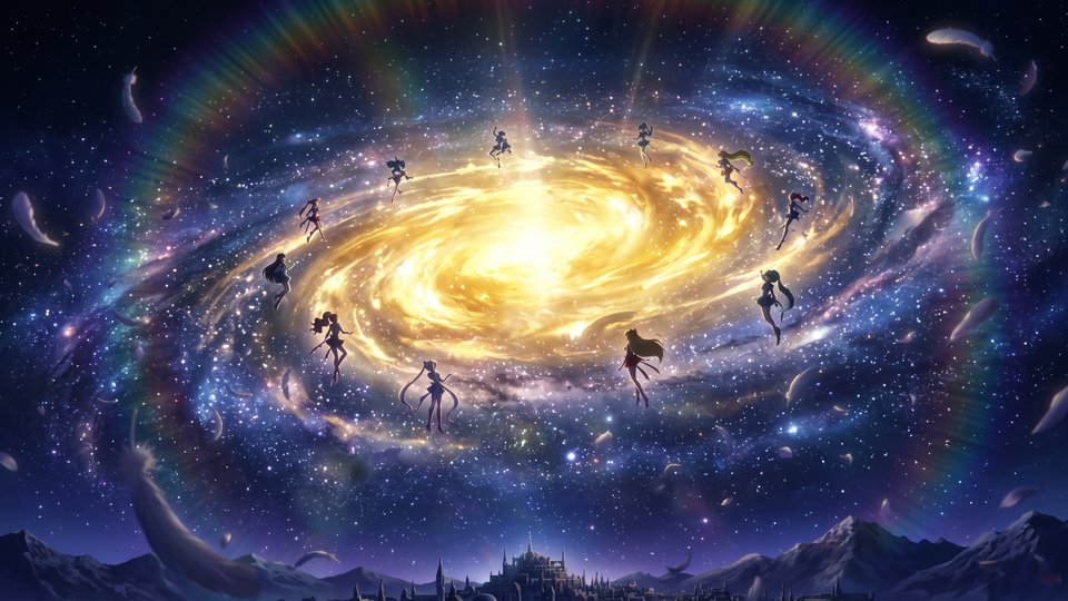Битва воительниц в центре галактики — кадр фильма Cosmos